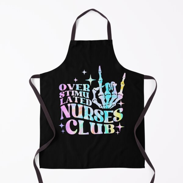 Item preview, Overstimulated Nurses Club Tie Dye Skeleton Hand RN LPN Nursing designed and sold by jakaun.