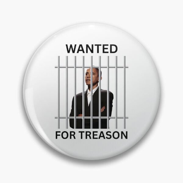 Item preview, Barak Obama Wanted For Treason designed and sold by Fiji-World.