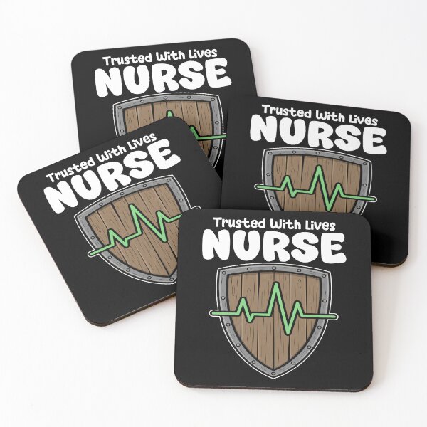 Item preview, NURSE - TRUSTED WITH LIVES designed and sold by KEF Custom.