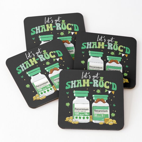 Item preview, Let's Get Sham-roc'd ICU Nurse Propofol Saint Patrick's Day designed and sold by pansak.
