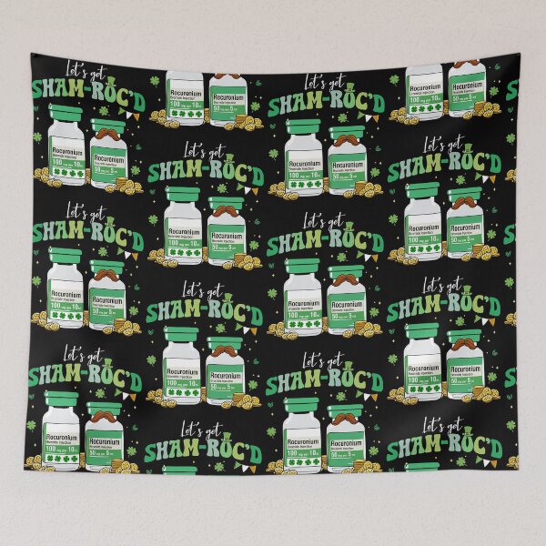 Item preview, Let's Get Sham-roc'd ICU Nurse Propofol Saint Patrick's Day designed and sold by pansak.