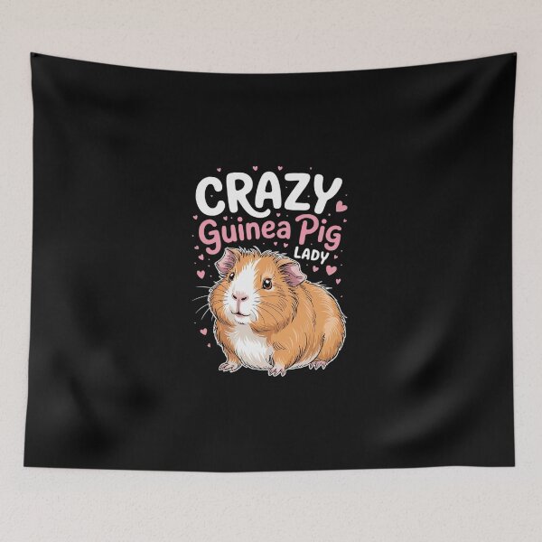 Item preview, Crazy Guinea Pig Lady Women Girl Kid Guinea Pig Lover designed and sold by DigitaldeligArt.