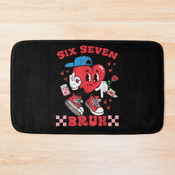 Item preview, Sixty Seven Bruh Vintage Heart Character Wearing Sneakers And Blue Cap designed and sold by DienesAngele.
