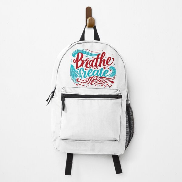 Item preview, Breathe & Create – Hand-Painted Brush Lettering Art designed and sold by MinimalistMint.