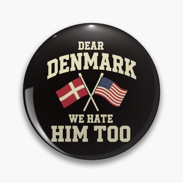 Item preview, Dear Denmark Classic Badge designed and sold by torildorxop.