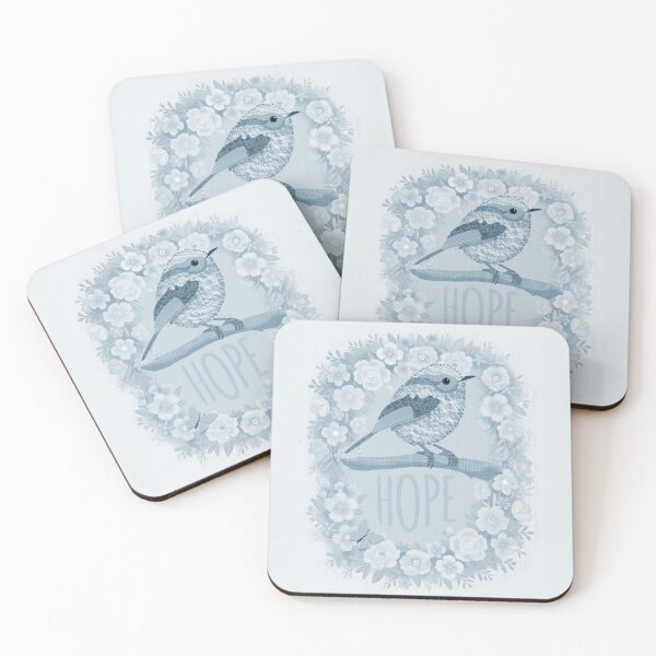 Item preview, Threaded Hope 'Tribute' - Cadet Blue/Monotone Collection designed and sold by Carina Parry Studios.