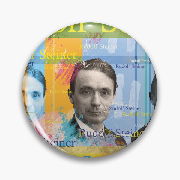 Item preview, Rudolf Steiner Portrait – Anthroposophy Collage in Pop Art Style designed and sold by Mauswohn.
