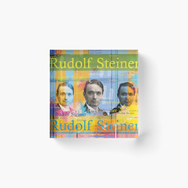 Item preview, Rudolf Steiner Portrait – Anthroposophy Collage in Pop Art Style designed and sold by Mauswohn.