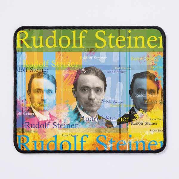 Item preview, Rudolf Steiner Portrait – Anthroposophy Collage in Pop Art Style designed and sold by Mauswohn.