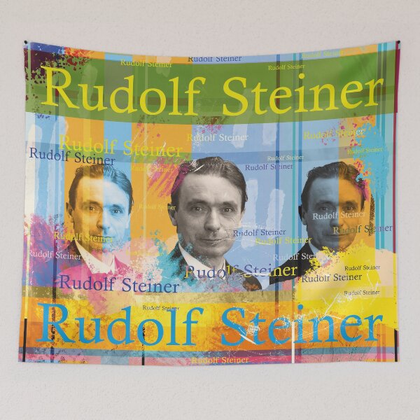 Item preview, Rudolf Steiner Portrait – Anthroposophy Collage in Pop Art Style designed and sold by Mauswohn.