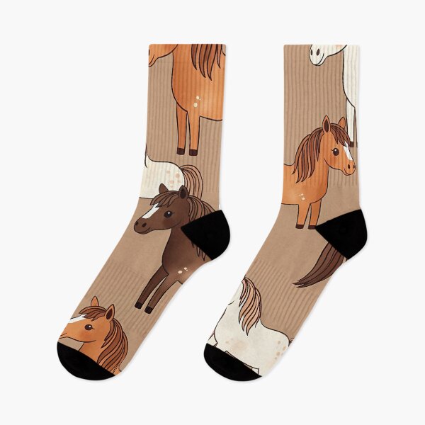 Item preview, Cute Horse Seamless Pattern (image size 7840x11680) designed and sold by Digital-Davinci.