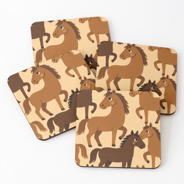 Item preview, Cute Horse Seamless Pattern (image size 7840x11680) designed and sold by Digital-Davinci.