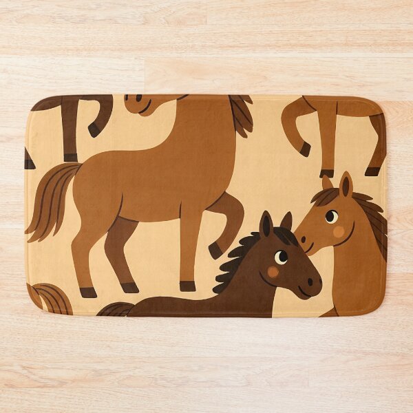 Item preview, Cute Horse Seamless Pattern (image size 7840x11680) designed and sold by Digital-Davinci.