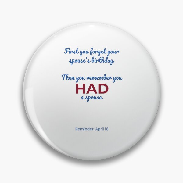 Item preview, Spouse Joke – April 18 designed and sold by ariksworld.
