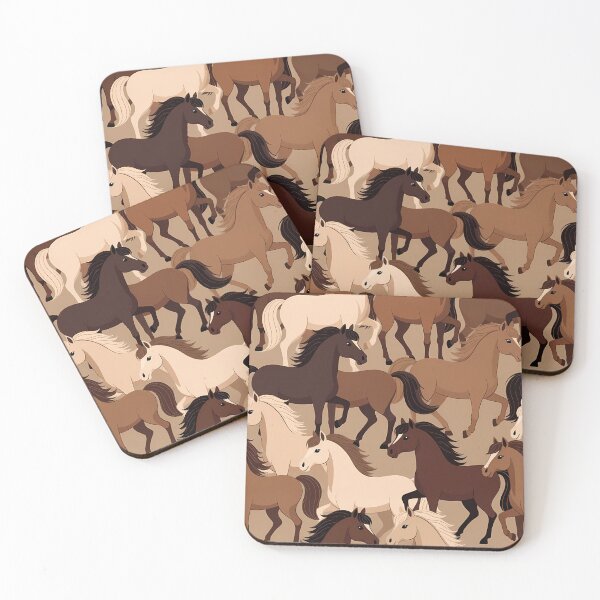 Item preview, Cute Horse Seamless Pattern (image size 7840x11680) designed and sold by Digital-Davinci.