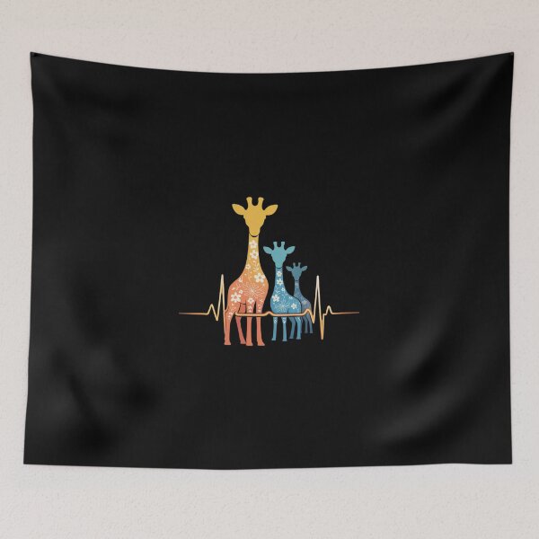 Item preview, Cute Giraffe Heartbeat designed and sold by SyntaxClaw.