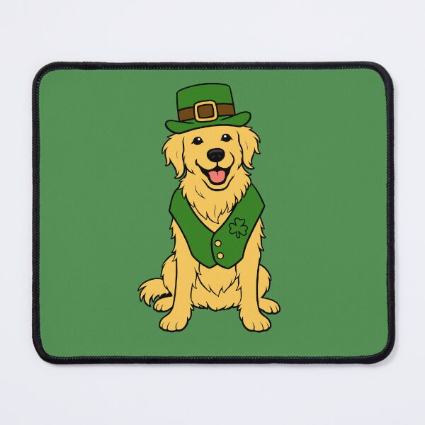 Item preview, Leprechaun Golden Retriever – Cute St. Patrick’s Day Dog designed and sold by donwillisjrart.