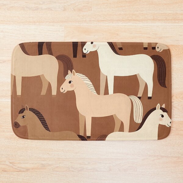 Item preview, Cute Horse Seamless Pattern (image size 7840x11680) designed and sold by Digital-Davinci.
