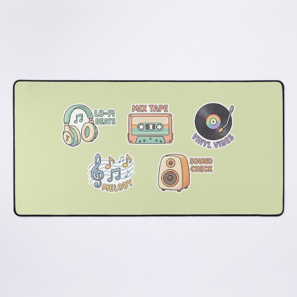 Item preview, Retro Music Aesthetic Sticker Pack - Lo-Fi & Vinyl Vibes designed and sold by Indraokta22.