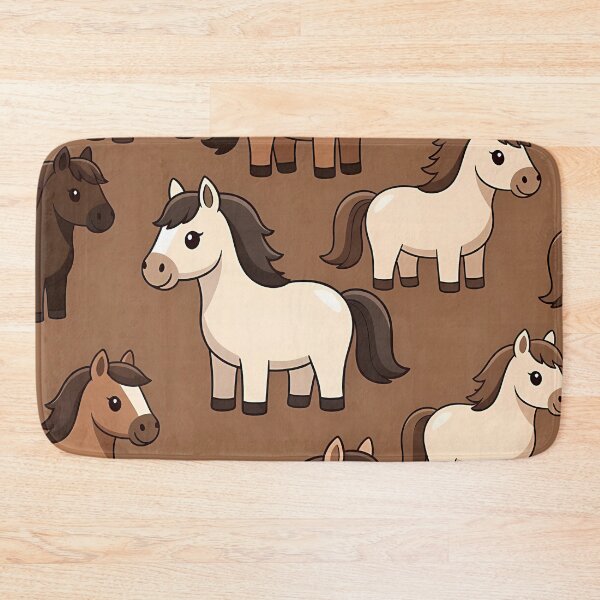 Item preview, Cute Horse Seamless Pattern (image size 7840x11680) designed and sold by Digital-Davinci.