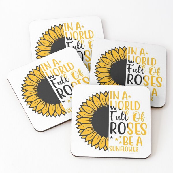 Item preview, In a world full of roses be a sunflower designed and sold by VedNarts.