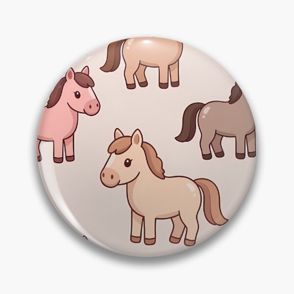 Item preview, Cute Horse Seamless Pattern (image size 7840x11680) designed and sold by Digital-Davinci.