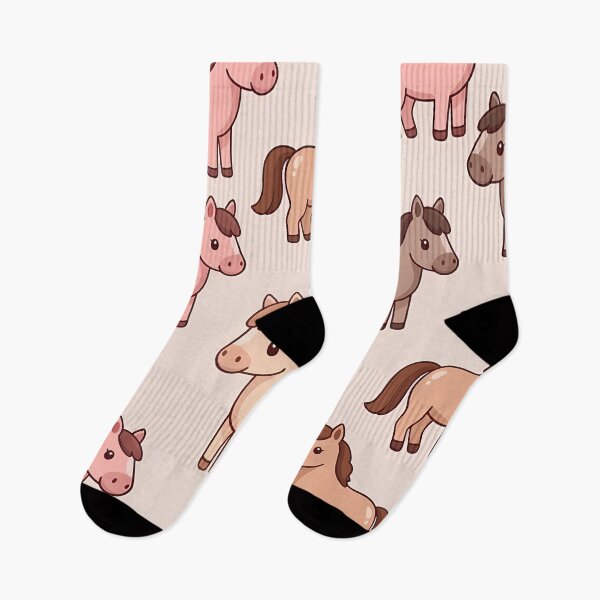 Item preview, Cute Horse Seamless Pattern (image size 7840x11680) designed and sold by Digital-Davinci.