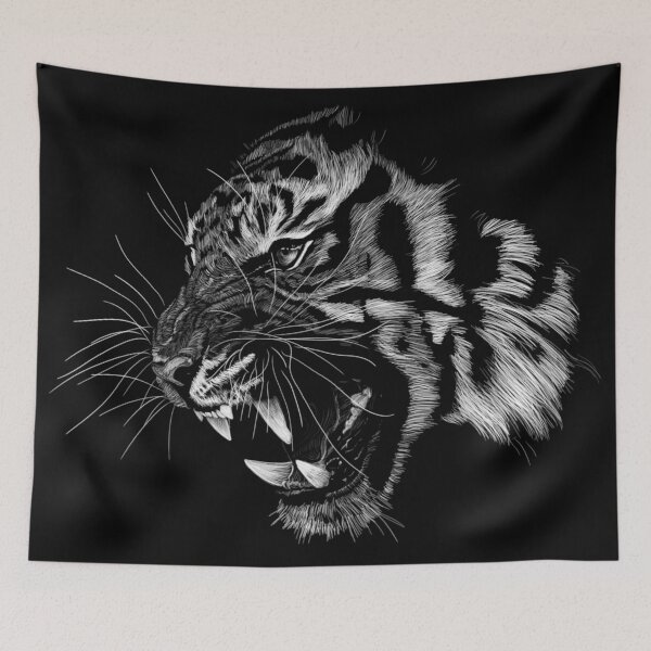 Item preview, Snarling Tiger designed and sold by EverNumbat.
