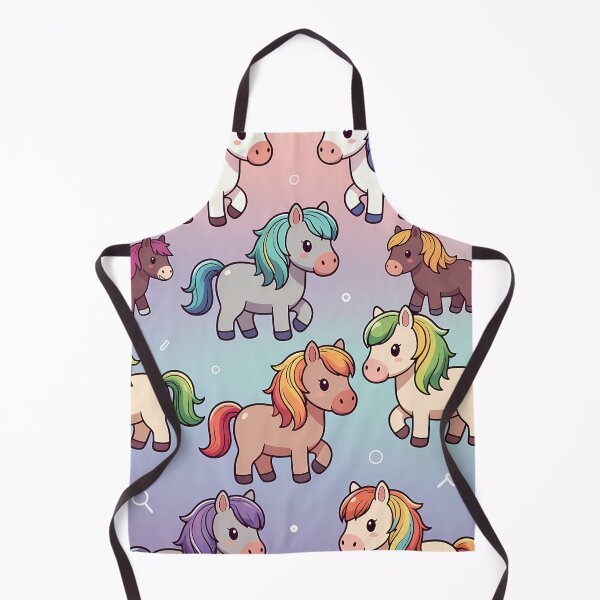Item preview, Colorful Cute Horses (image size 7840x11680) designed and sold by Digital-Davinci.