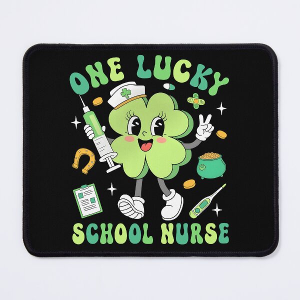 Item preview, One Lucky School Nurse Irish Shamrock St Patrick's Day designed and sold by pansak.