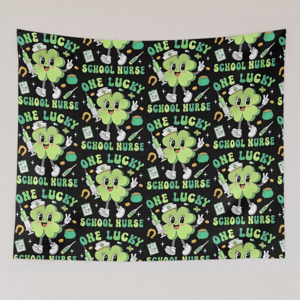 Item preview, One Lucky School Nurse Irish Shamrock St Patrick's Day designed and sold by pansak.
