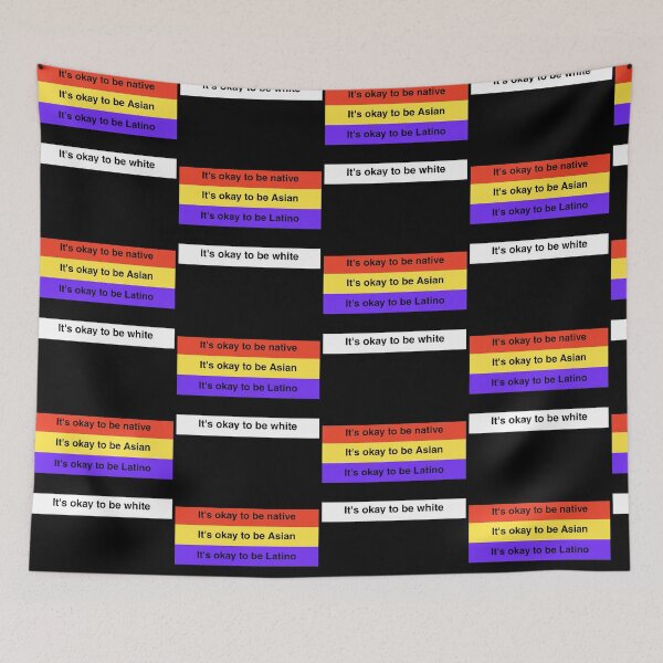 Item preview, It’s Okay To Be Native Asian Latino Black White Apparel designed and sold by pansak.
