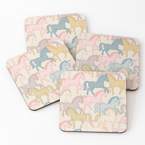 Item preview, Colorful Cute Horses (image size 7840x11680) designed and sold by Digital-Davinci.
