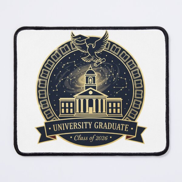 Item preview, University Graduate Class of 2026 – Elite Academic Crest & Alma Mater Art designed and sold by Wear Sculpt.