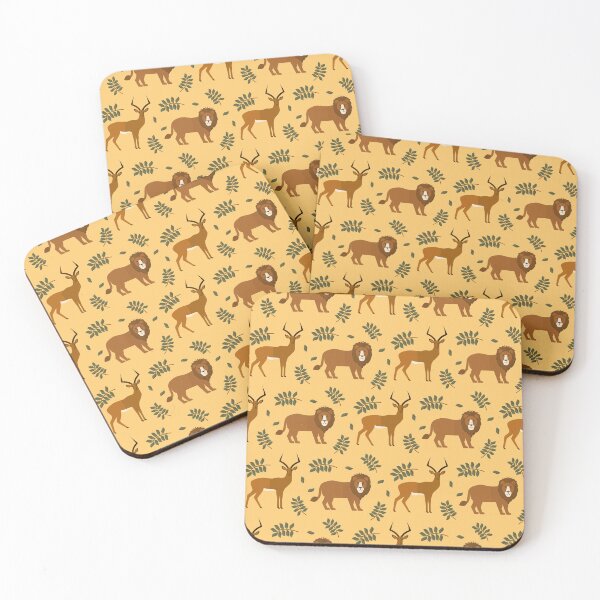 Item preview, Safari adventures on yellow designed and sold by reneesillus.