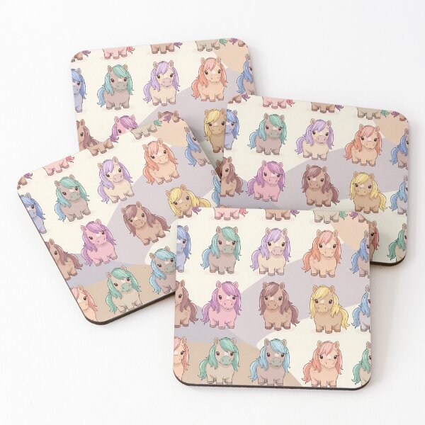 Item preview, Colorful Cute Horses (image size 7840x11680) designed and sold by Digital-Davinci.