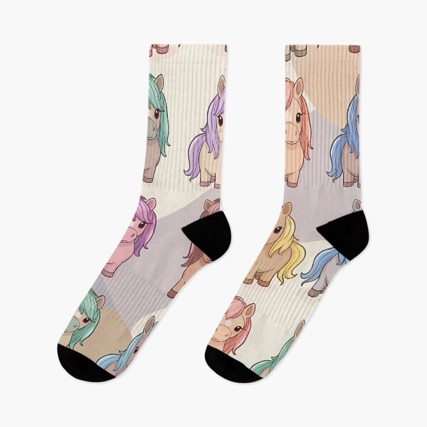 Item preview, Colorful Cute Horses (image size 7840x11680) designed and sold by Digital-Davinci.