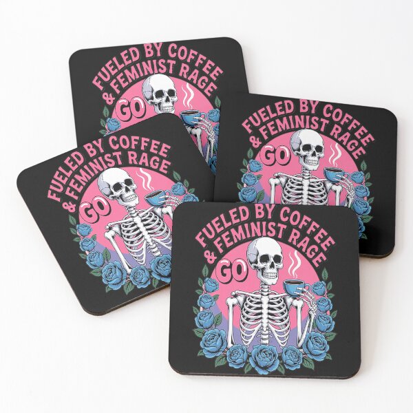Item preview, Fueled By Coffee & Feminist Rage Feminism Female Right designed and sold by TeamLequid.