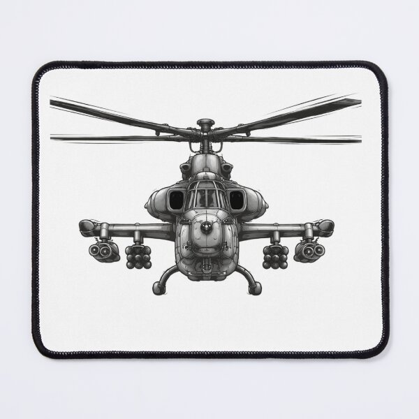 Item preview, Bell AH-1Z Viper Front View Helicopter Illustration designed and sold by Combat Skies.