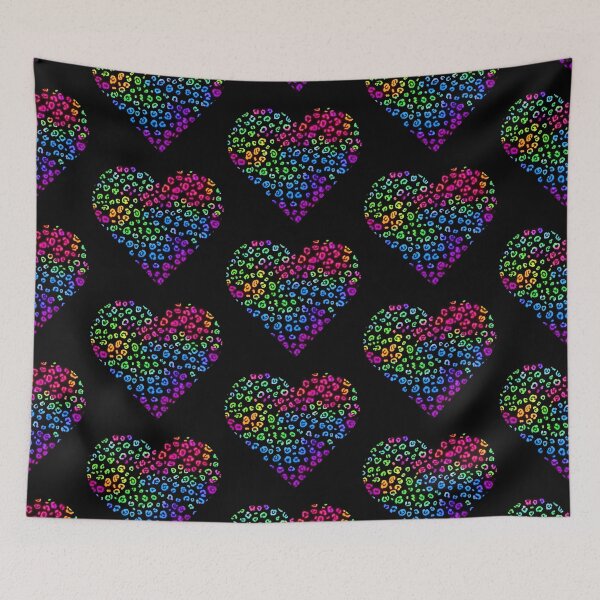 Item preview, Neon Leopard Print Heart designed and sold by Lisamariesumner.