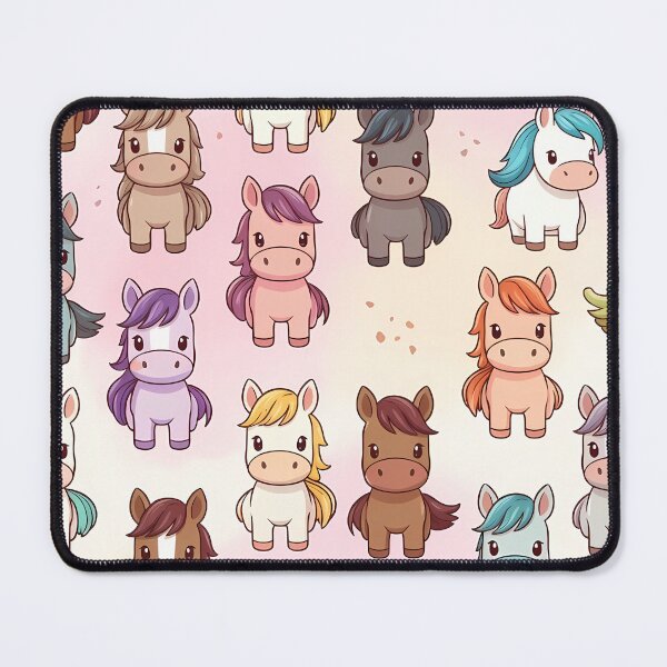 Item preview, Colorful Cute Horses (image size 7840x11680) designed and sold by Digital-Davinci.