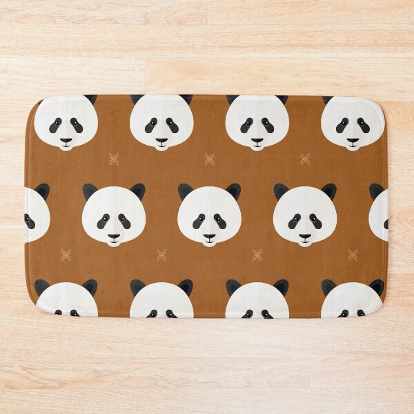 Item preview, Panda heads on brown designed and sold by reneesillus.