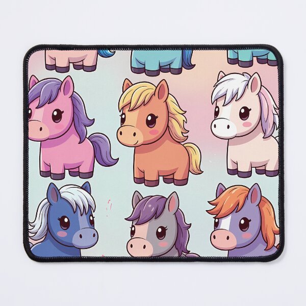 Item preview, Colorful Cute Horses (image size 7840x11680) designed and sold by Digital-Davinci.