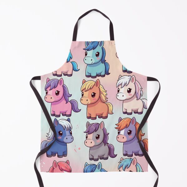 Item preview, Colorful Cute Horses (image size 7840x11680) designed and sold by Digital-Davinci.