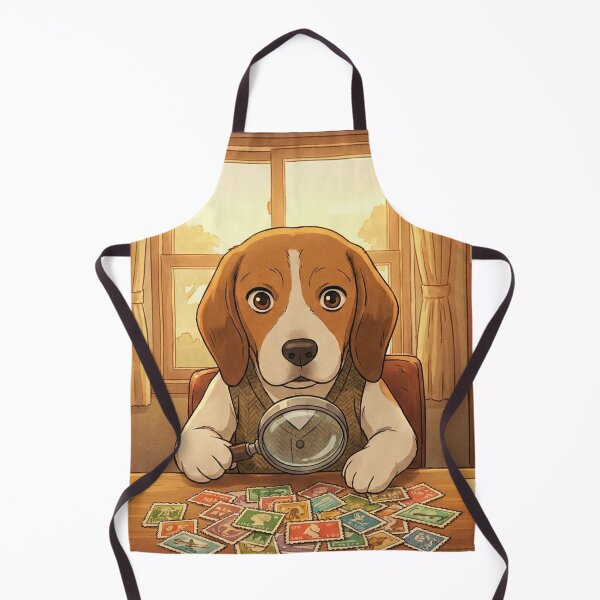 Item preview, beagle stamp collecting designed and sold by Midnight Replay.