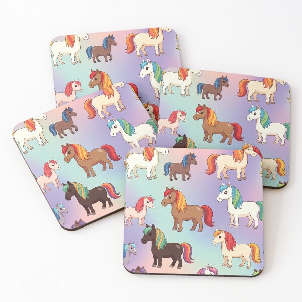 Item preview, Colorful Cute Horses (image size 7840x11680) designed and sold by Digital-Davinci.