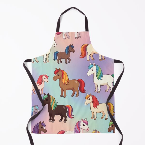 Item preview, Colorful Cute Horses (image size 7840x11680) designed and sold by Digital-Davinci.
