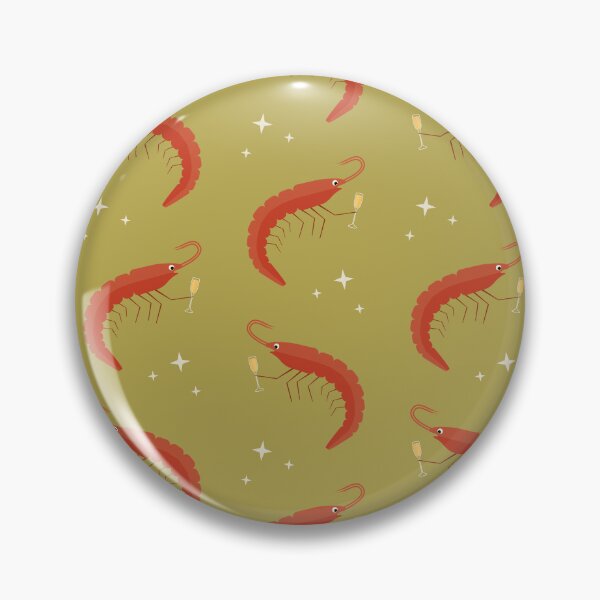 Item preview, Toasting shrimps on green designed and sold by reneesillus.