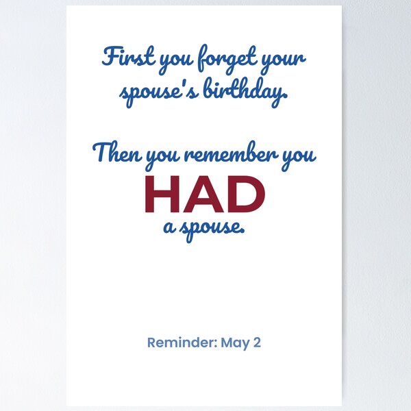 Item preview, Spouse Joke – May 2 designed and sold by ariksworld.