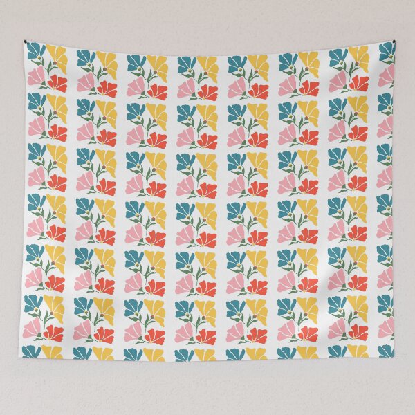 Item preview, Tileable Floral Pattern in Matisse Style | Bold Modern Botanical Seamless Art designed and sold by Tamas Das.